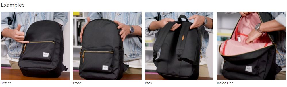 Cleaning herschel outlet bag